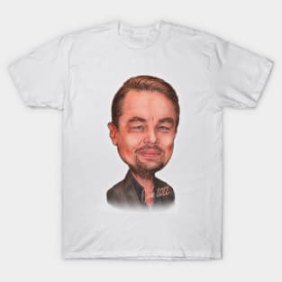 Leo Di Caprio caricature T-Shirt